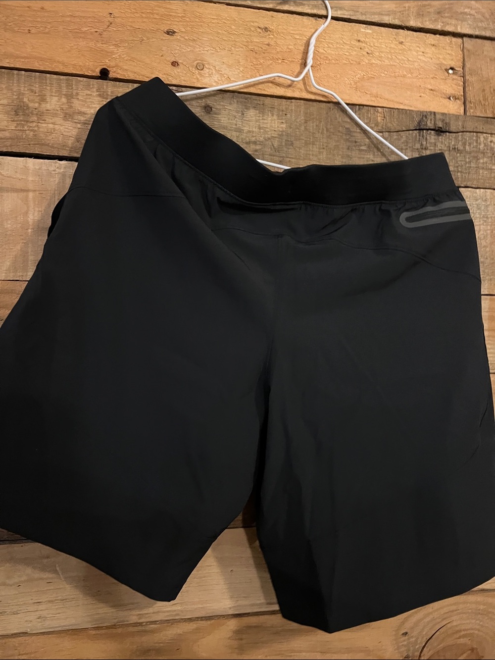 Under Armour Boy’s Black Athletic Shorts with Logo - Picture 6 of 6